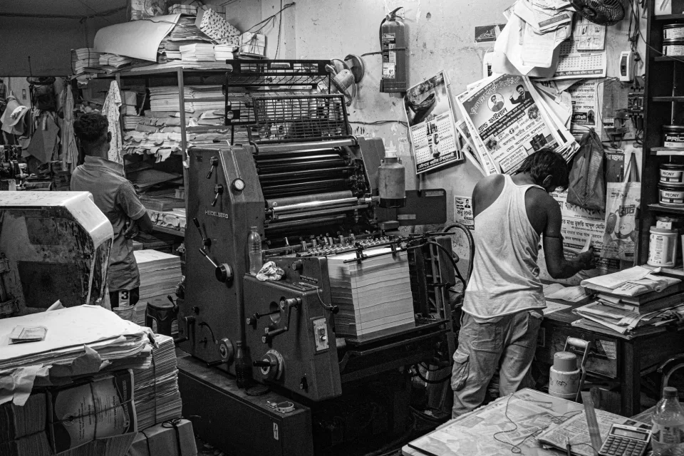 Toàn cảnh xưởng làm bảng hiệu